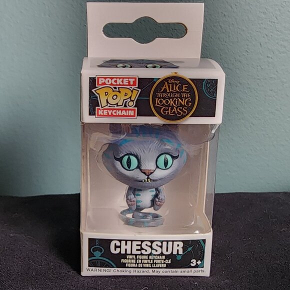 Pocket Pop Keychain Vinyl Alice Through the Looking Glass Chessur - Picture 1 of 6